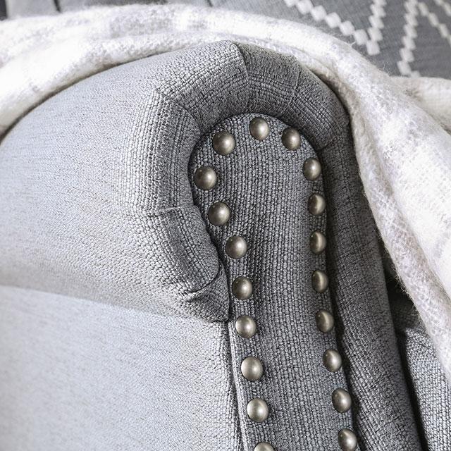 Giovanni Gray Sofa - Hello Home Furniture & Mattress (Longmont, CO)