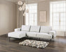 Baerum Sectional, Left & Right Chaise Beige & Gray - Hello Home Furniture & Mattress (Longmont, CO)