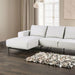 Baerum Sectional, Left & Right Chaise Beige & Gray - Hello Home Furniture & Mattress (Longmont, CO)
