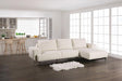 Baerum Sectional, Left & Right Chaise Beige & Gray - Hello Home Furniture & Mattress (Longmont, CO)