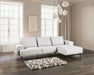Baerum Sectional, Left & Right Chaise Beige & Gray - Hello Home Furniture & Mattress (Longmont, CO)