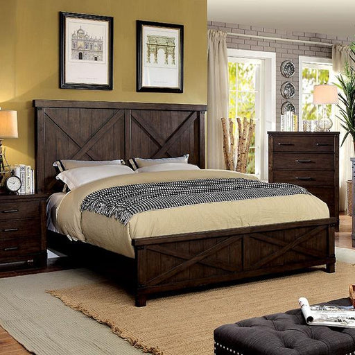 Bianca Dark Walnut Mirror - Hello Home Furniture & Mattress (Longmont, CO)