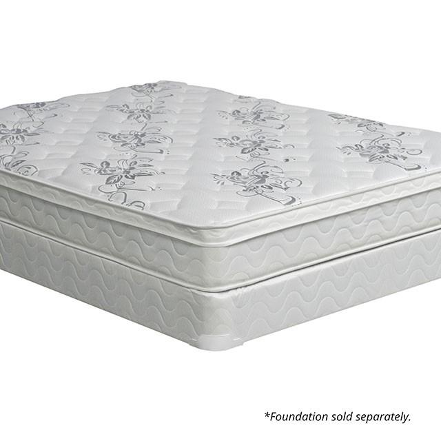 JALEN White 9" Euro Top Mattress, Twin - Hello Home Furniture & Mattress (Longmont, CO)