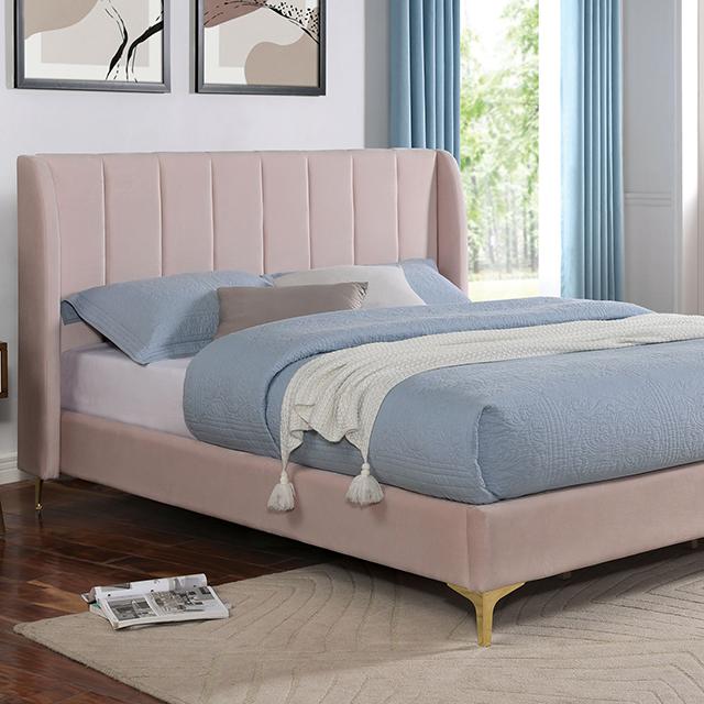 PEARL Queen Bed, Light Pink image