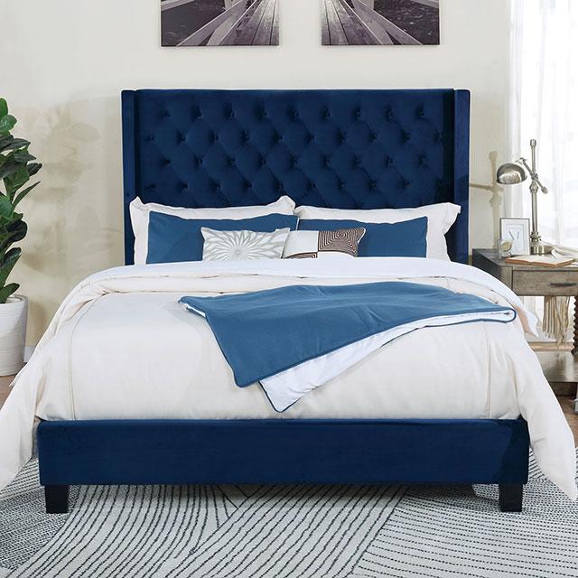 Ryleigh Bed Black, Grey, & Navy - Hello Home Furniture & Mattress (Longmont, CO)