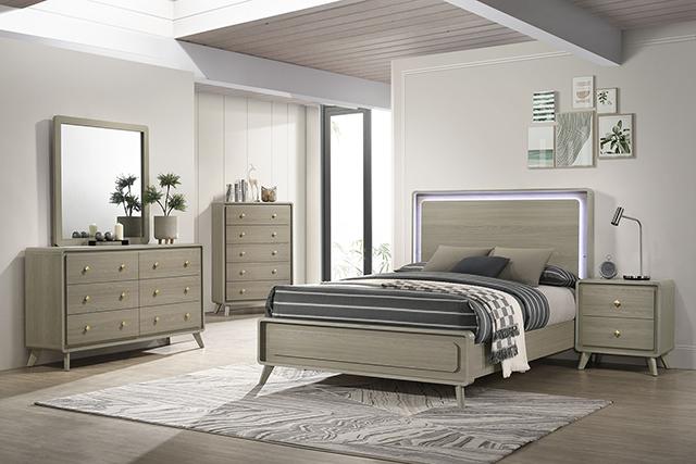 Rainier E.King Bed - Hello Home Furniture & Mattress (Longmont, CO)