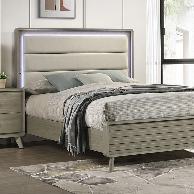 Rainier E.King Bed - Hello Home Furniture & Mattress (Longmont, CO)