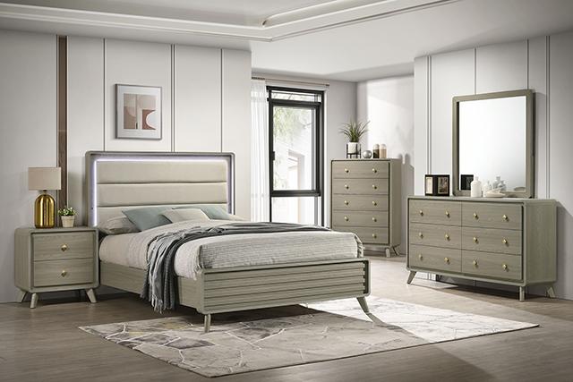 Rainier E.King Bed - Hello Home Furniture & Mattress (Longmont, CO)