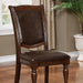 Alpena Brown Cherry/Espresso Arm Chair & Side Chair (2/CTN) - Hello Home Furniture & Mattress (Longmont, CO)