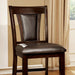BRENT II Dark Cherry/Espresso Counter Ht. Chair (2/CTN) - Hello Home Furniture & Mattress (Longmont, CO)