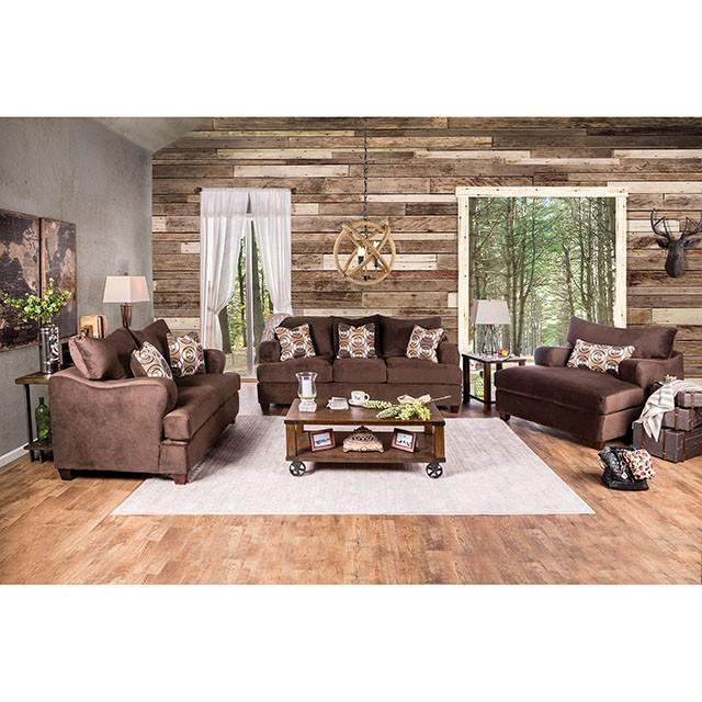 WESSINGTON Chocolate Sofa - Hello Home Furniture & Mattress (Longmont, CO)