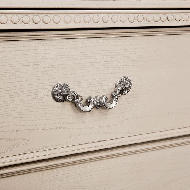 Pamphilos 4 & 5 Piece Queen Bedroom Set Gray & White - Hello Home Furniture & Mattress (Longmont, CO)