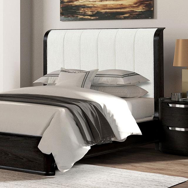 Osterley Queen & E.King Bed Grey & Black - Hello Home Furniture & Mattress (Longmont, CO)
