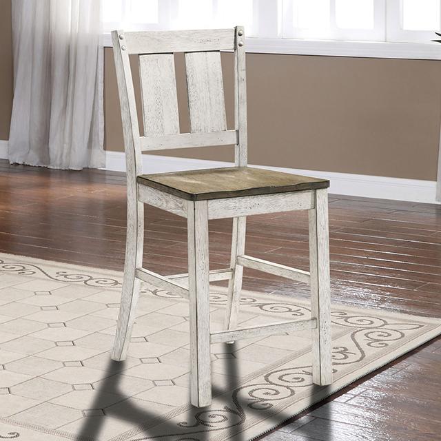 DAKOTA Counter Ht. Chair (2/CTN), A.White/Ash Brown image