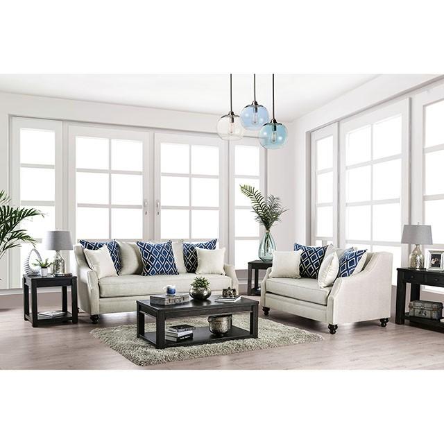 Nefyn Ivory Sofa - Hello Home Furniture & Mattress (Longmont, CO)