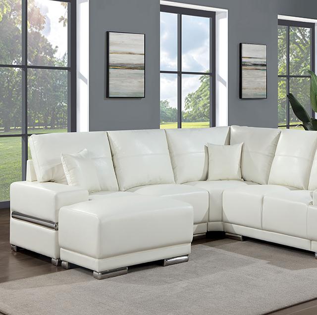 ALTHEA Sectional, White - Hello Home Furniture & Mattress (Longmont, CO)