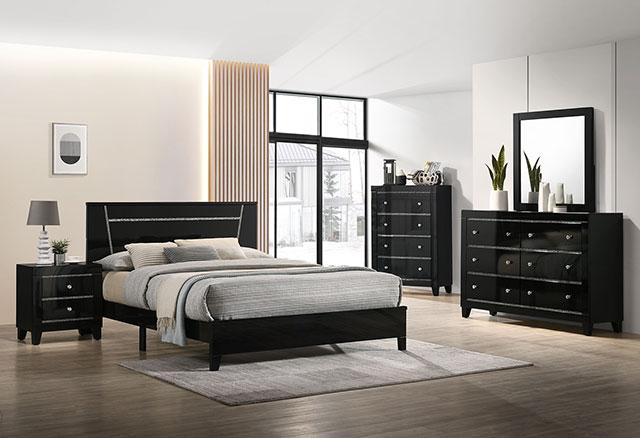 MAGDEBURG Mirror, Black - Hello Home Furniture & Mattress (Longmont, CO)