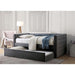 Susanna Gray Daybed w/ Trundle, Gray - Hello Home Furniture & Mattress (Longmont, CO)