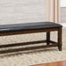 MEAGAN I Brown Cherry/Espresso Bench - Hello Home Furniture & Mattress (Longmont, CO)