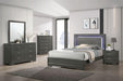 ALISON Mirror, Dark Walnut - Hello Home Furniture & Mattress (Longmont, CO)