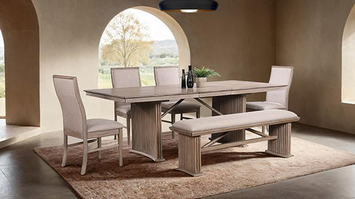 Ellesmere 6 Pc Dining Table Set - Hello Home Furniture & Mattress (Longmont, CO)
