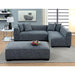 JAYLENE Gray Sectional image