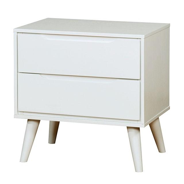 LENNART II White Night Stand - Hello Home Furniture & Mattress (Longmont, CO)