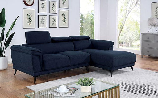 NAPANEE Sectional, Navy - Hello Home Furniture & Mattress (Longmont, CO)