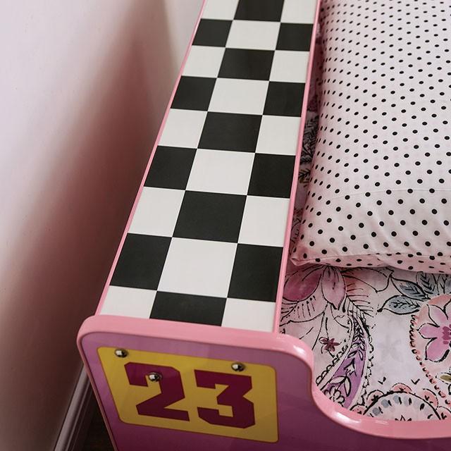 PRETTY GIRL CAR BED Twin Bed, Pink