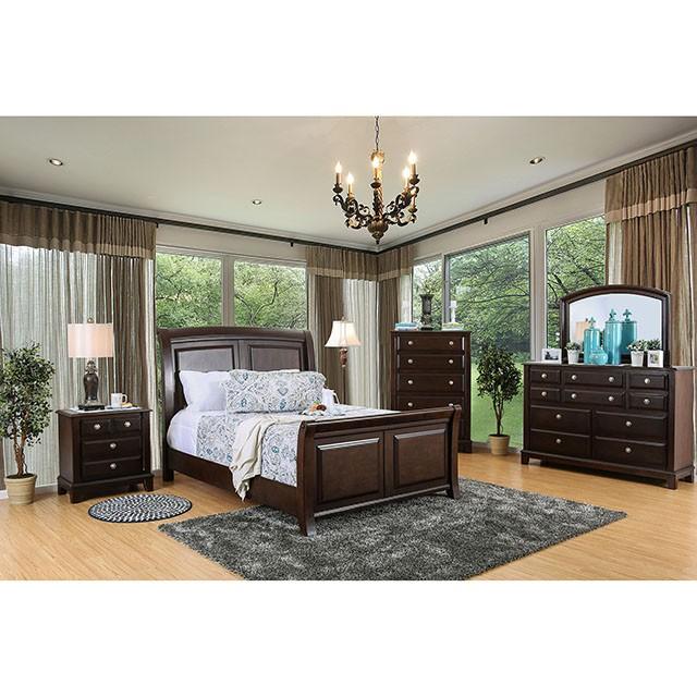 Litchville Brown Cherry Chest - Hello Home Furniture & Mattress (Longmont, CO)