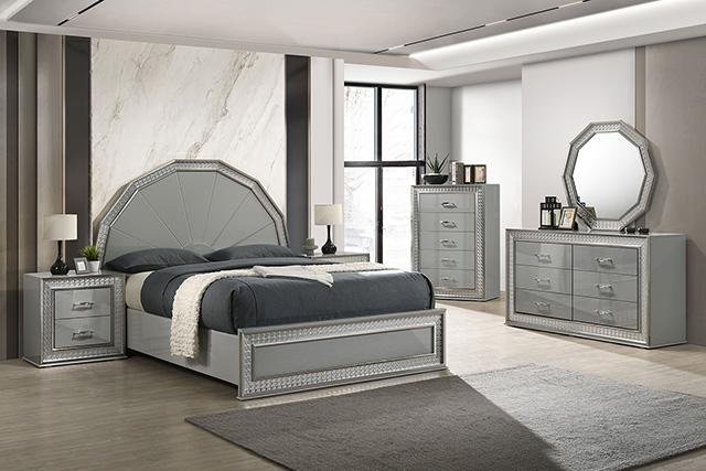 Cassiopeia E.King & Queen Bed Squre & Circular - Hello Home Furniture & Mattress (Longmont, CO)