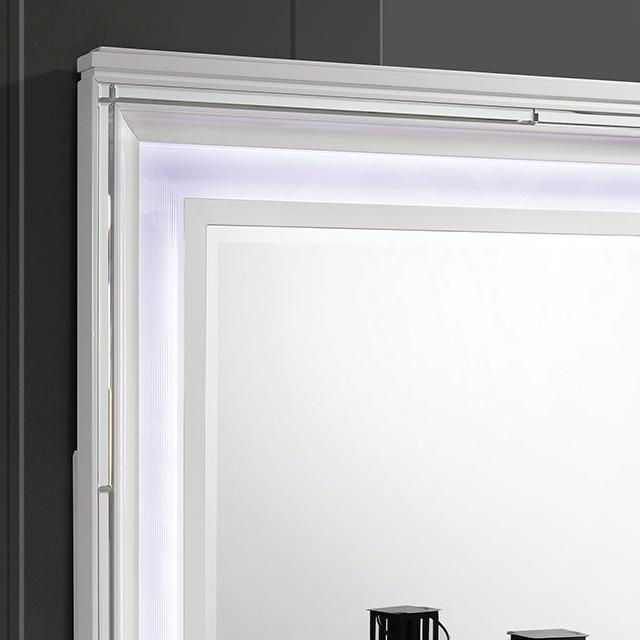 Emmeline 4 & 5 Piece Queen Bedroom Set Gray & White - Hello Home Furniture & Mattress (Longmont, CO)