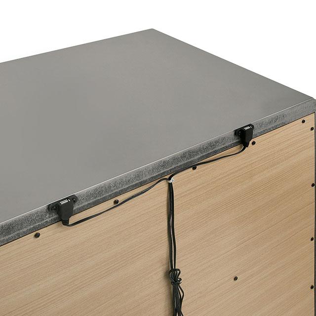 Emmeline Bed Silver & White - Hello Home Furniture & Mattress (Longmont, CO)