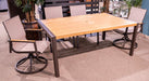 Carmel Highlands Outdoor Dining Table - Hello Home Furniture & Mattress (Longmont, CO)