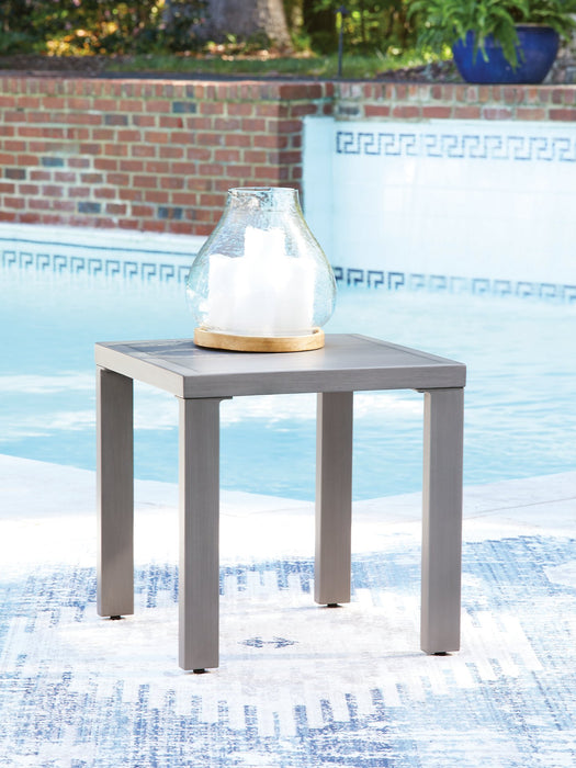 Half Moon Beach Outdoor End Table - Hello Home Furniture & Mattress (Longmont, CO)
