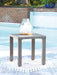 Half Moon Beach Outdoor End Table - Hello Home Furniture & Mattress (Longmont, CO)