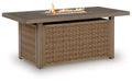 Laguna Heights Outdoor Fire Pit Table - Hello Home Furniture & Mattress (Longmont, CO)