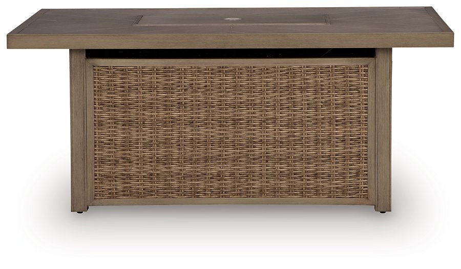 Laguna Heights Outdoor Fire Pit Table - Hello Home Furniture & Mattress (Longmont, CO)