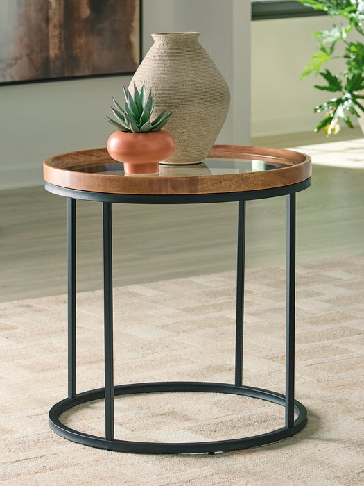 Noraluna End Table - Hello Home Furniture & Mattress (Longmont, CO)