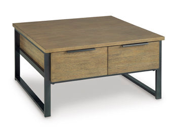 Montia Lift-Top Coffee Table - Hello Home Furniture & Mattress (Longmont, CO)