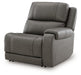 5Z - Pittson Power Reclining Sectional Loveseat with Console - Hello Home Furniture & Mattress (Longmont, CO)