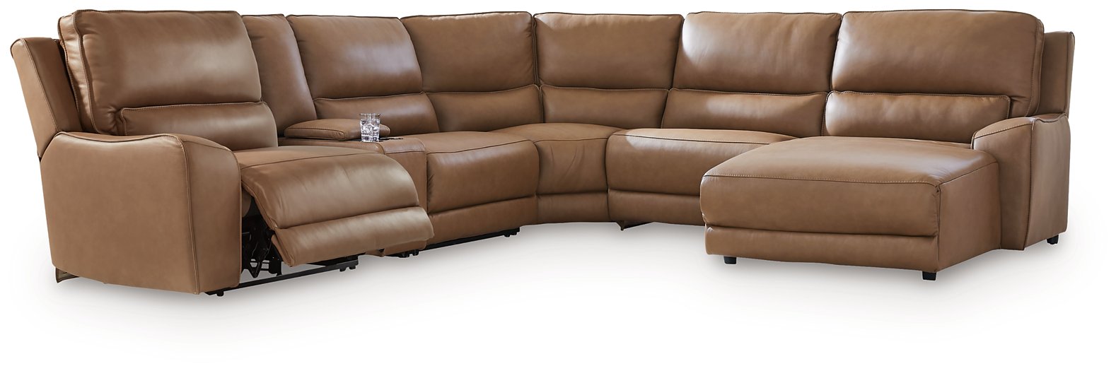 DeepWakes Power Reclining Sectional with Chaise - Hello Home Furniture & Mattress (Longmont, CO)