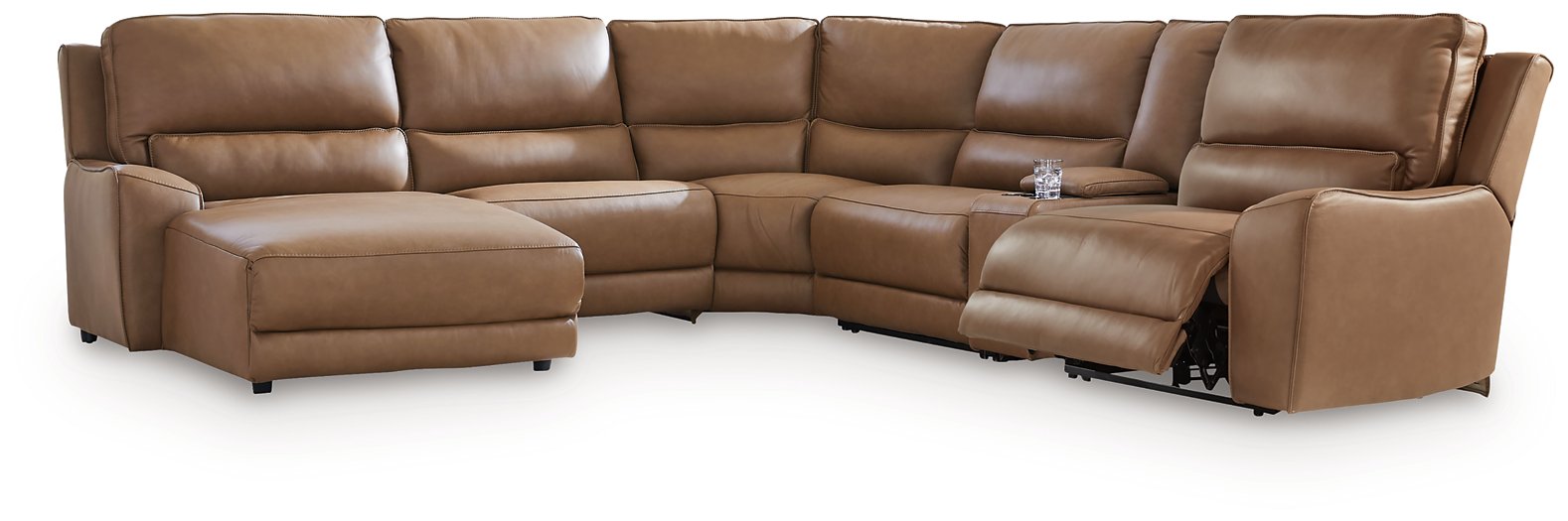 DeepWakes Power Reclining Sectional with Chaise - Hello Home Furniture & Mattress (Longmont, CO)