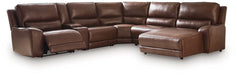 DeepWakes Power Reclining Sectional with Chaise - Hello Home Furniture & Mattress (Longmont, CO)