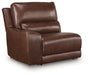 DeepWakes Reclining Sectional with Storage Console - Hello Home Furniture & Mattress (Longmont, CO)