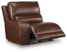 DeepWakes Reclining Sectional with Storage Console - Hello Home Furniture & Mattress (Longmont, CO)
