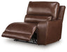 DeepWakes Reclining Sectional with Storage Console - Hello Home Furniture & Mattress (Longmont, CO)