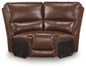 DeepWakes Reclining Sectional with Storage Console - Hello Home Furniture & Mattress (Longmont, CO)