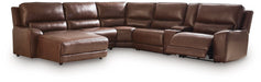 DeepWakes Power Reclining Sectional with Chaise - Hello Home Furniture & Mattress (Longmont, CO)
