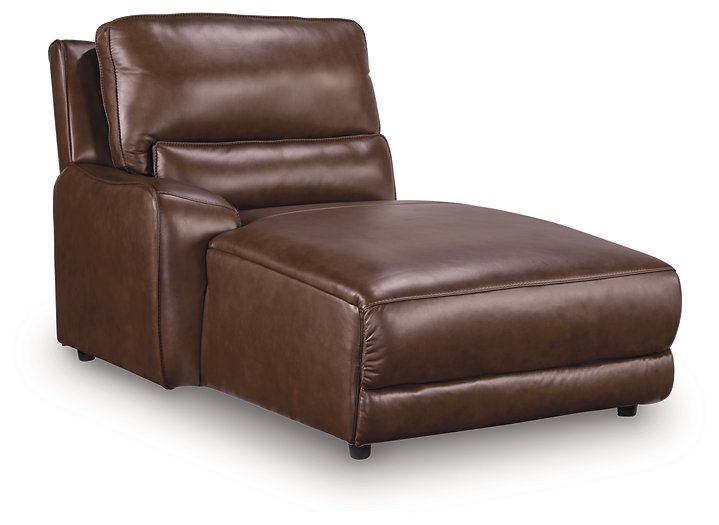 DeepWakes Power Reclining Sectional with Chaise - Hello Home Furniture & Mattress (Longmont, CO)